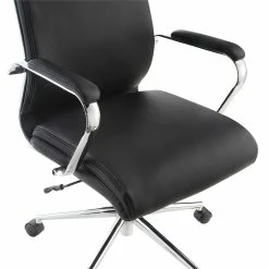 Wholesale 🧨 Office Star Mid Back Manager's Chair With Dillon Black Fabric And Chrome Base ⌛ -Deals Writing Desks Store 2494376 6 L
