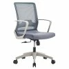 Wholesale 🛒 Atlin Designs 42" Adjustable Modern Plastic Office Chair In Gray/White 🧨 -Deals Writing Desks Store 2503740 L