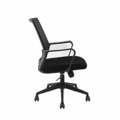 Best deal 🔔 Atlin Designs 39.8" Adjustable Modern Plastic Office Chair In Black 💯 -Deals Writing Desks Store 2503741 3 L