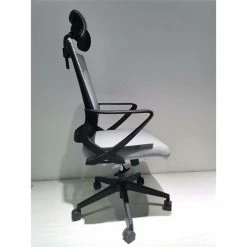Best deal ⭐ Atlin Designs 52" Modern Adjustable Plastic Office Chair In Black/White 🥰 -Deals Writing Desks Store 2503807 3 L