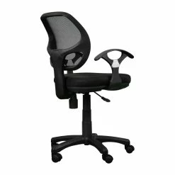 Budget 🎉 Techni Mobili Mesh Office Chair In Black 🎁 -Deals Writing Desks Store 250707 4 L