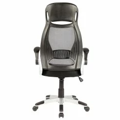 Promo 😍 WHI Figo Adjustable/Swivel Faux Leather Upholstered Gaming Office Chair In Black 🎁 -Deals Writing Desks Store 2513889 5 L