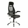 Promo 😍 WHI Figo Adjustable/Swivel Faux Leather Upholstered Gaming Office Chair In Black 🎁 -Deals Writing Desks Store 2513889 L