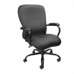 Budget 💯 UrbanPro Big & Tall Office Chair In Black Caressoft Plus Fabric 🤩