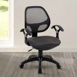 Cheap 👏 UrbanPro Mesh Office Chair In Black 🧨 -Deals Writing Desks Store 2516646 1 L