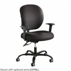 Buy 🌟 UrbanPro 24/7 Armless Task Office Chair In Black 🧨 -Deals Writing Desks Store 2516652 1 L