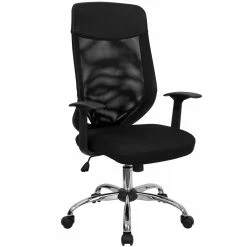 New 🛒 UrbanPro High Back Mesh Office Chair With Mesh Fabric Seat ⌛ -Deals Writing Desks Store 2516661 1 L