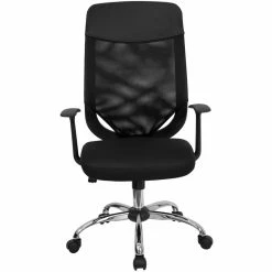 New 🛒 UrbanPro High Back Mesh Office Chair With Mesh Fabric Seat ⌛ -Deals Writing Desks Store 2516661 7 L