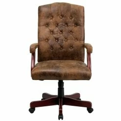 Hot Sale 👏 UrbanPro Classic Executive Office Chair In Bomber Brown ✨ -Deals Writing Desks Store 2516662 4 L