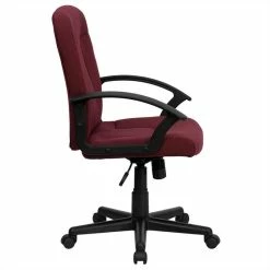 Best reviews of 😀 UrbanPro Mid Back Office Chair With Nylon Arms In Burgundy 😀 -Deals Writing Desks Store 2516665 2 L