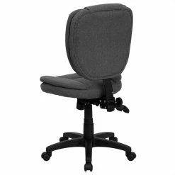 Wholesale ✔️ UrbanPro Mid Back Ergonomic Office Swivel Chair In Gray 🔥 -Deals Writing Desks Store 2516673 3 L