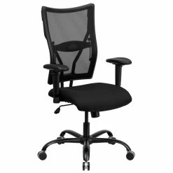 Discount 🧨 UrbanPro Mesh Office Chair With Arms In Black ✨ -Deals Writing Desks Store 2516700 1 L