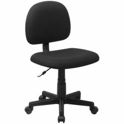 Wholesale 🧨 UrbanPro Armless Ergonomic Office Swivel Chair In Black 🔔