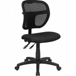 Best deal 👏 UrbanPro Mid-Back Mesh Office Swivel Chair With Black Fabric Seat 🧨