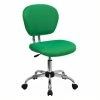 Cheap 🎁 UrbanPro Mid-Back Mesh Office Swivel Chair In Bright Green 🛒 -Deals Writing Desks Store 2516738 L