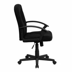 Deals 😍 UrbanPro Mid Back Office Chair With Nylon Arms In Black ✔️ -Deals Writing Desks Store 2516742 2 L