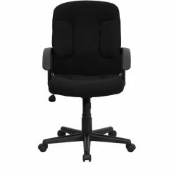 Deals 😍 UrbanPro Mid Back Office Chair With Nylon Arms In Black ✔️ -Deals Writing Desks Store 2516742 4 L