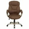 Cheapest ❤️ UrbanPro High Back Upholstered Office Chair In Brown 🛒 -Deals Writing Desks Store 2516746 L