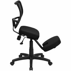 Coupon 🎉 UrbanPro Mobile Ergonomic Kneeling Task Office Chair In Black 😉 -Deals Writing Desks Store 2516755 1 L