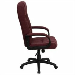 Best Sale 👏 UrbanPro High Back Office Chair In Burgundy ⌛ -Deals Writing Desks Store 2516756 2 L