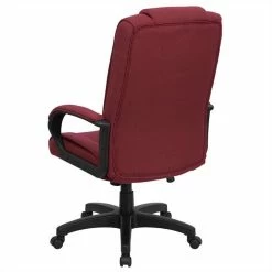 Cheapest ⭐ UrbanPro High Back Executive Office Chair In Burgundy 💯 -Deals Writing Desks Store 2516760 3 L