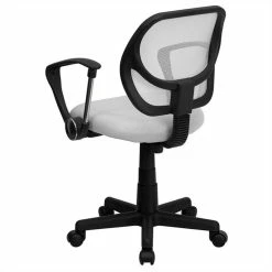 Cheap 👏 UrbanPro Mid-Back White Mesh Office Chair 👏 5 Cheap 👏 UrbanPro Mid-Back White Mesh Office Chair 👏 -Deals Writing Desks Store 2516787 2 L