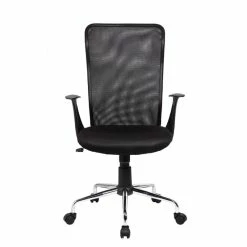Discount ❤️ UrbanPro Medium Back Mesh Assistant Chair In Black 👍 -Deals Writing Desks Store 2516788 1 L