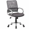 Wholesale ⭐ UrbanPro Contemporary Fabric Mesh Back With Pewter Task Office Chair In Grey ⌛