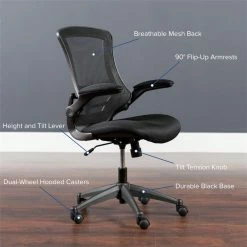 Cheapest 😀 UrbanPro Mid-Back Mesh Office Chair In Black 🎉 17 Cheapest 😀 UrbanPro Mid-Back Mesh Office Chair In Black 🎉 -Deals Writing Desks Store 2516798 11 L