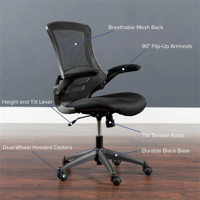 Cheapest 😀 UrbanPro Mid-Back Mesh Office Chair In Black 🎉 5 Cheapest 😀 UrbanPro Mid-Back Mesh Office Chair In Black 🎉 - Image 3