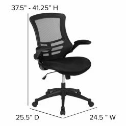 Cheapest 😀 UrbanPro Mid-Back Mesh Office Chair In Black 🎉 27 Cheapest 😀 UrbanPro Mid-Back Mesh Office Chair In Black 🎉 -Deals Writing Desks Store 2516798 21 L