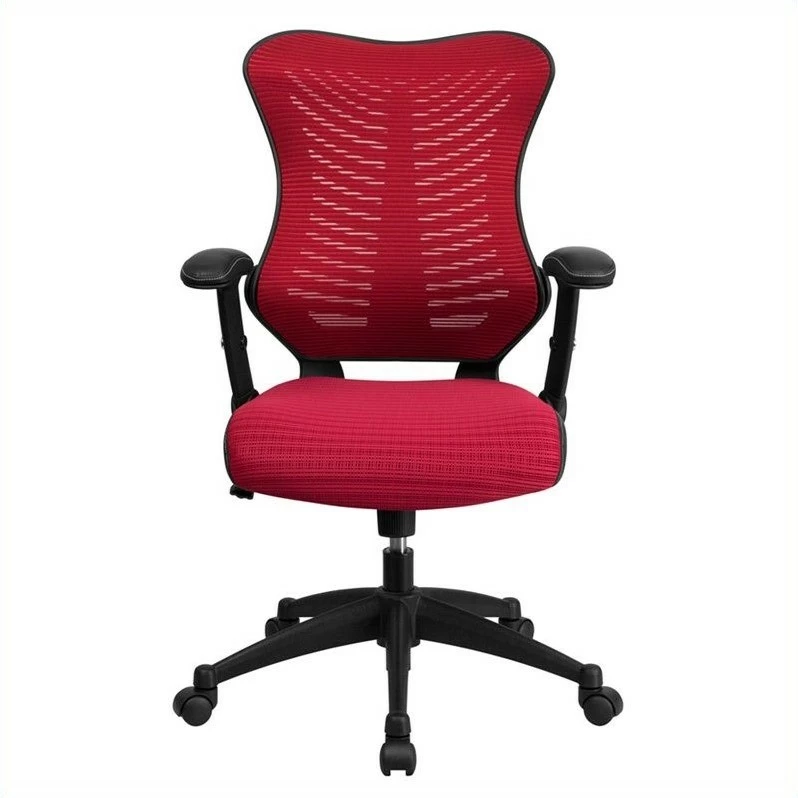Best deal ๐ UrbanPro High Back Mesh Office Chair In Burgundy ๐ 6 Best deal ๐ UrbanPro High Back Mesh Office Chair In Burgundy ๐ - Image 4