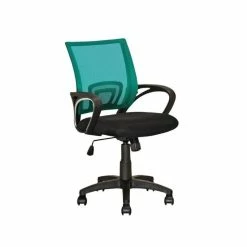 Discount 🛒 UrbanPro Contemporary Mesh Fabric Back Swivel Office Chair In Teal Blue ❤️