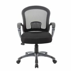 Deals 😀 UrbanPro Transitional Ergonomic Mesh Task Chair In Black 🥰 -Deals Writing Desks Store 2516820 1 L