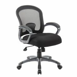 Deals 😀 UrbanPro Transitional Ergonomic Mesh Task Chair In Black 🥰 -Deals Writing Desks Store 2516820 4 L