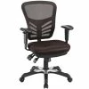 Cheapest 🎁 UrbanPro Modern Fabric Mesh Office Chair In Brown 😍 -Deals Writing Desks Store 2516847 L