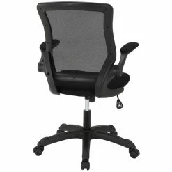 Outlet 🔔 UrbanPro Modern Fabric Mesh Office Chair In Black 😉 -Deals Writing Desks Store 2516849 2 L