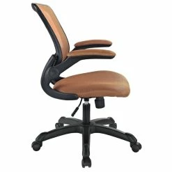 Coupon 🔥 UrbanPro Modern Fabric Mesh Office Chair In Tan 🎁 -Deals Writing Desks Store 2516854 1 L
