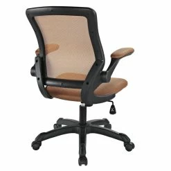 Coupon 🔥 UrbanPro Modern Fabric Mesh Office Chair In Tan 🎁 -Deals Writing Desks Store 2516854 2 L