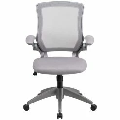 Outlet 😉 UrbanPro Contemporary Mesh Swivel Office Chair In Gray 😉 -Deals Writing Desks Store 2516858 4 L