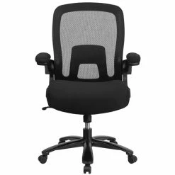 Wholesale 🤩 UrbanPro Modern Big And Tall Fabric Upholstered Office Swivel Chair In Black 👍 -Deals Writing Desks Store 2516859 4 L