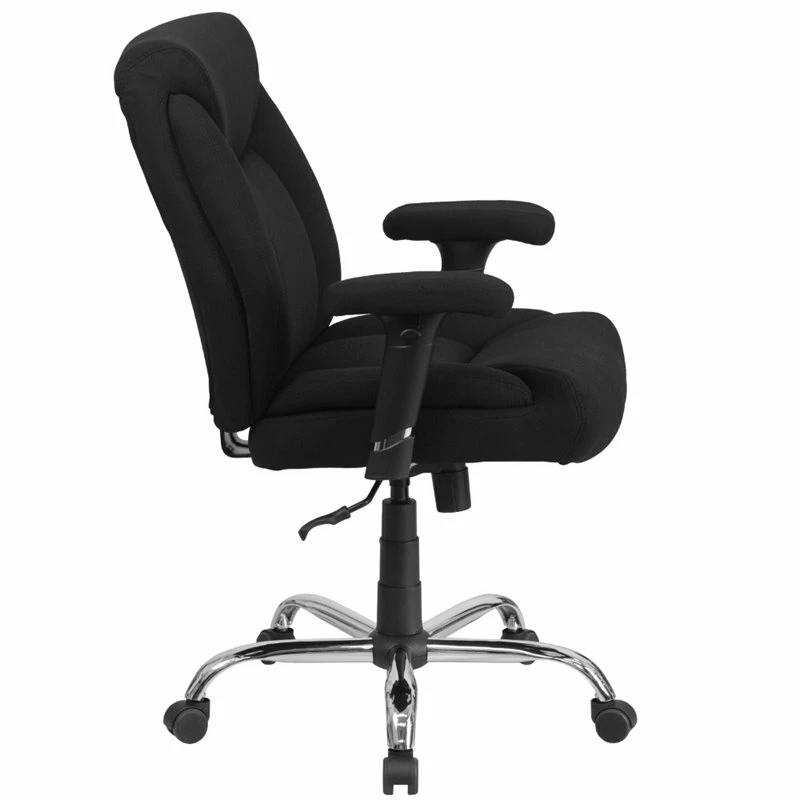 Best Pirce ๐ UrbanPro Big And Tall Fabric Swivel Office Chair In Black ๐ 4 Best Pirce ๐ UrbanPro Big And Tall Fabric Swivel Office Chair In Black ๐ - Image 2