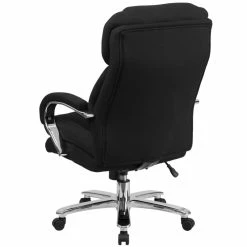 Wholesale 🥰 UrbanPro Big And Tall Fabric Swivel Office Chair In Black 👍 -Deals Writing Desks Store 2516871 3 L