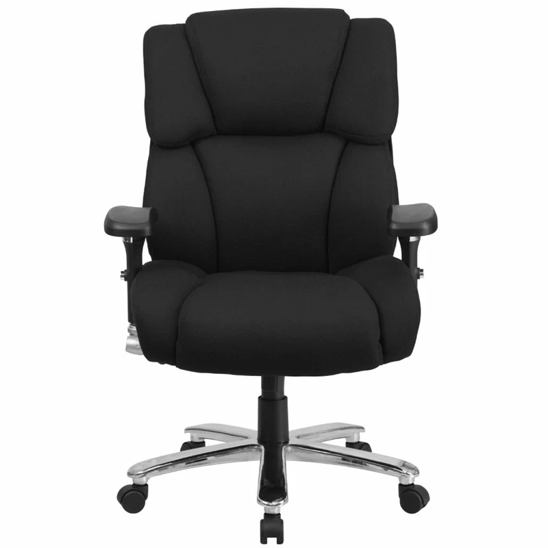 Hot Sale 🥰 UrbanPro Big And Tall Fabric Swivel Office Chair In Black 👏 6 Hot Sale 🥰 UrbanPro Big And Tall Fabric Swivel Office Chair In Black 👏 - Image 4