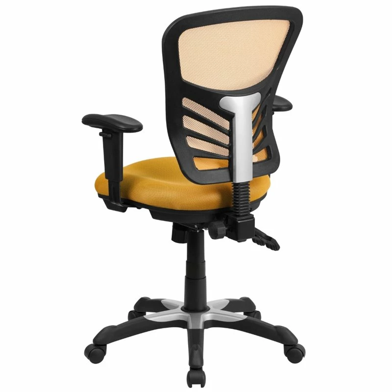 Best Sale ✔️ UrbanPro Contemporary Mid Back Mesh Swivel Office Chair In Yellow ❤️ 5 Best Sale ✔️ UrbanPro Contemporary Mid Back Mesh Swivel Office Chair In Yellow ❤️ - Image 3