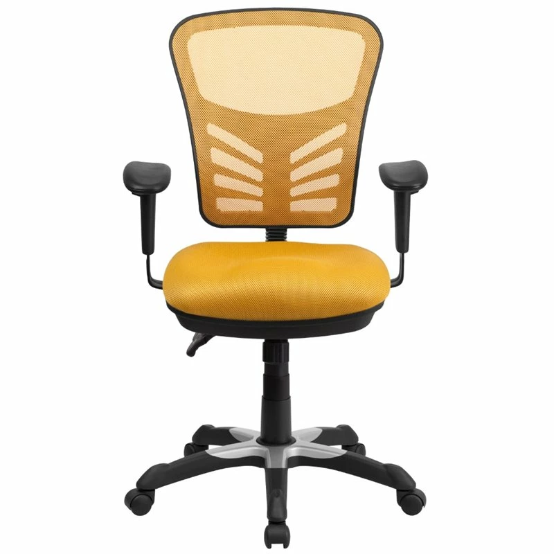 Best Sale ✔️ UrbanPro Contemporary Mid Back Mesh Swivel Office Chair In Yellow ❤️ 6 Best Sale ✔️ UrbanPro Contemporary Mid Back Mesh Swivel Office Chair In Yellow ❤️ - Image 4