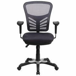 Top 10 👏 UrbanPro Contemporary Mid Back Mesh Swivel Office Chair In Dark Gray 😍 -Deals Writing Desks Store 2516883 3 L