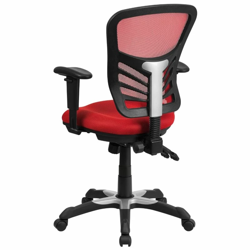 Best Pirce 🎁 UrbanPro Contemporary Mid Back Mesh Swivel Office Chair In Red 😍 5 Best Pirce 🎁 UrbanPro Contemporary Mid Back Mesh Swivel Office Chair In Red 😍 - Image 3