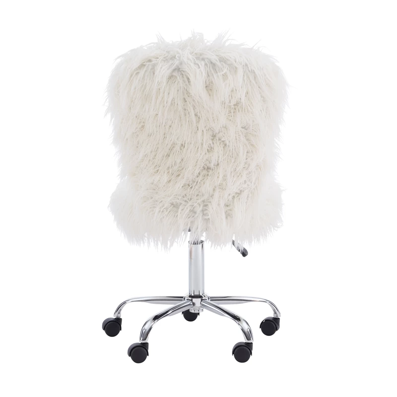 Best reviews of ๐ UrbanPro Faux Fur Upholstered Armless Office Task Chair In Cream White ๐งจ 7 Best reviews of ๐ UrbanPro Faux Fur Upholstered Armless Office Task Chair In Cream White ๐งจ - Image 5