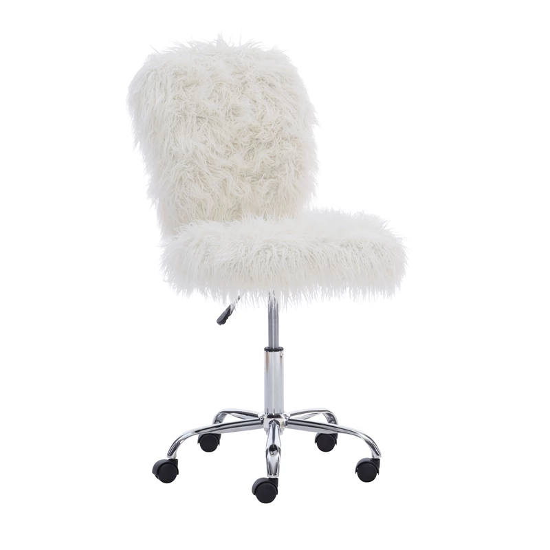 Best reviews of ๐ UrbanPro Faux Fur Upholstered Armless Office Task Chair In Cream White ๐งจ 8 Best reviews of ๐ UrbanPro Faux Fur Upholstered Armless Office Task Chair In Cream White ๐งจ - Image 6